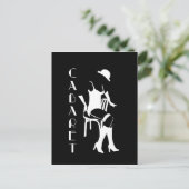 Cabaret Postkarte (Stehend Vorderseite)