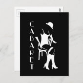 Cabaret Postkarte (Vorne/Hinten)