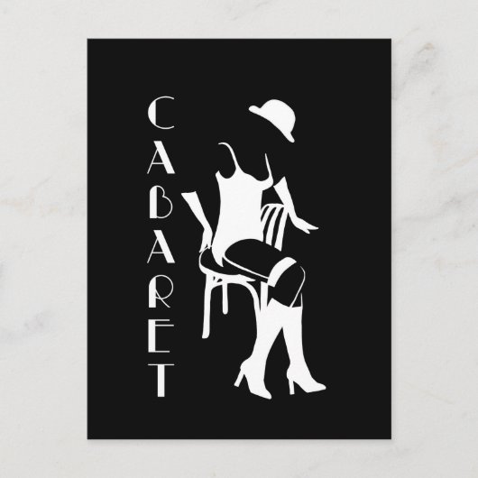 Cabaret Postkarte (Vorderseite)