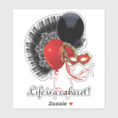 Cabaret Sticker (Blatt)