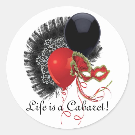 Cabaret Sticker (Vorderseite)