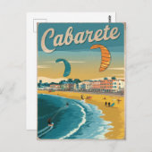 Cabarete Dominikanische Republik Vintag Postkarte (Vorne/Hinten)