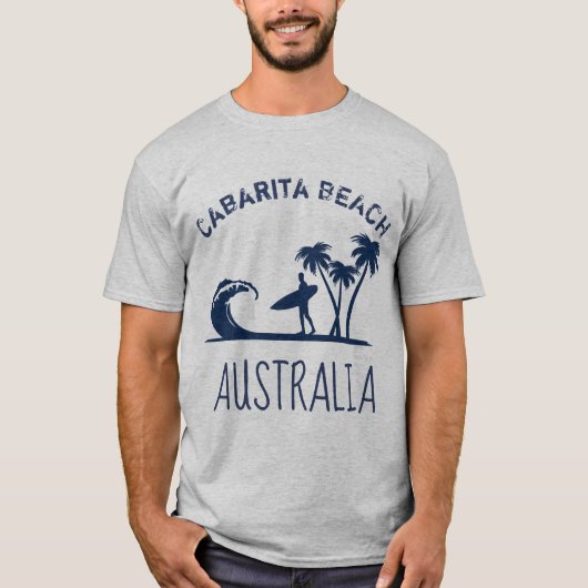 Cabarita Strand-Australiensurfen T-Shirt (Vorderseite)