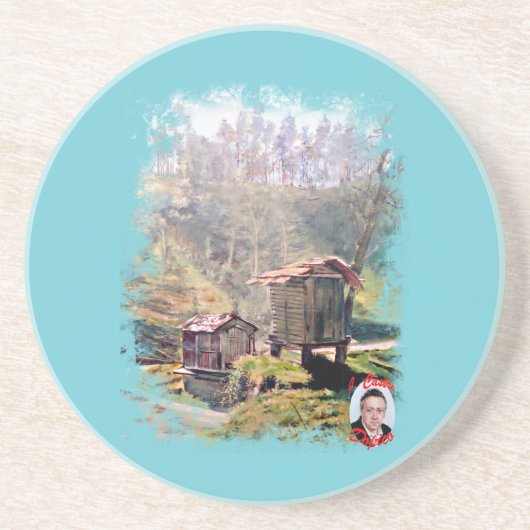 Cabazos Sandstein Untersetzer (Vorne)