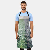 Cabbage Field: grün und lila Schürze (Getragen)