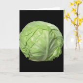 Cabbage Grußkarte Karte (Gelbe Blume)