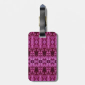 Cabbage Ikat Too Gepäckanhänger (Rückseite vertikal)