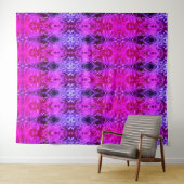 Cabbage Ikat x Miami Wandteppich (Beispiel (Horizontal))