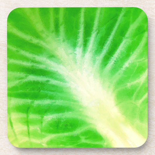 Cabbage Leaf Getränkeuntersetzer (Vorderseite)