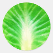 Cabbage Leaf Runder Aufkleber (Vorderseite)