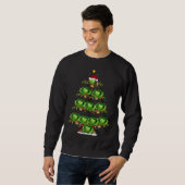 Cabbage Lover Xmas Lighting Santa Cabbage Christma Sweatshirt (Vorne ganz)