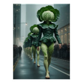 Cabbage Parade in der Stadt Poster (Vorderseite)