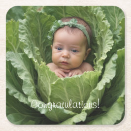 Cabbage Patch Baby Rechteckiger Pappuntersetzer