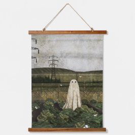 Cabbage Patch Ghosts Wandteppich Mit Holzrahmen