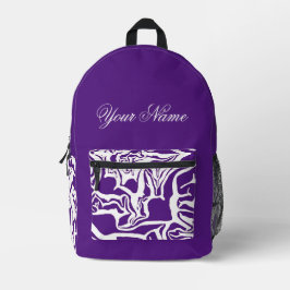 Cabbage Pattern Bedruckter Rucksack