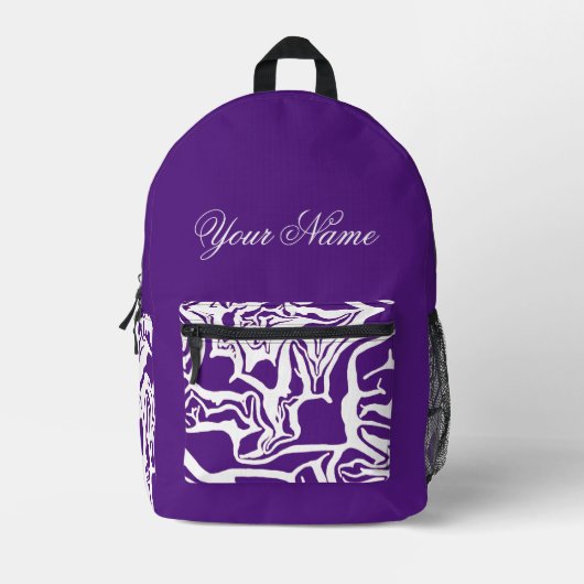 Cabbage Pattern Bedruckter Rucksack (Vorderseite)