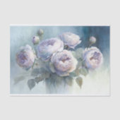 Cabbage-Rose in Vase-Dekoupage Seidenpapier (Vorderseite)