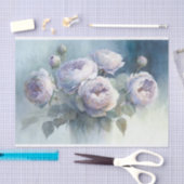 Cabbage-Rose in Vase-Dekoupage Seidenpapier (Handwerk)