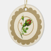 Cabbage Rose Ornament (Links)