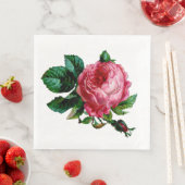 Cabbage Rose Paper Napkins Serviette (Beispiel)