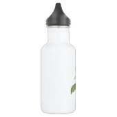 Cabbage Rose (Rosa centifolia) von Redouté Trinkflasche (Links)