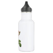 Cabbage Rose (Rosa centifolia) von Redouté Trinkflasche (Rechts)