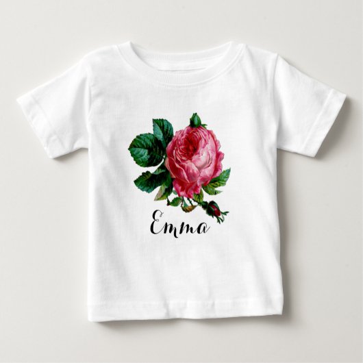 Cabbage Rose Tuti Onesy Baby T-shirt (Vorderseite)