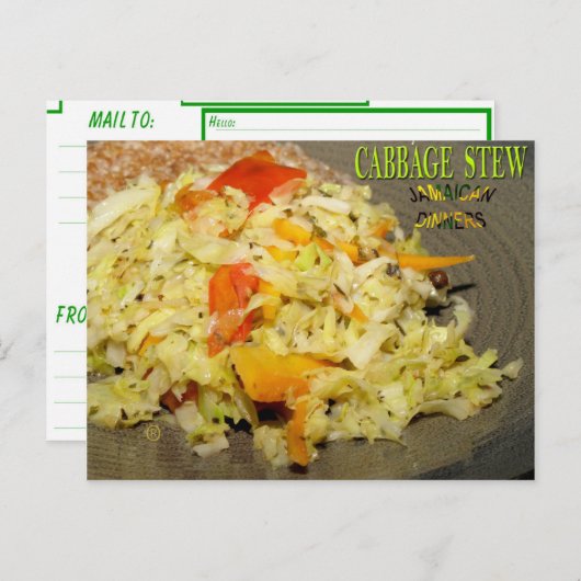 Cabbage Stew Postkarte (Vorne/Hinten)