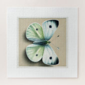 Cabbage white butterfly 120924IREF250 - Watercolor Puzzle (Horizontal)