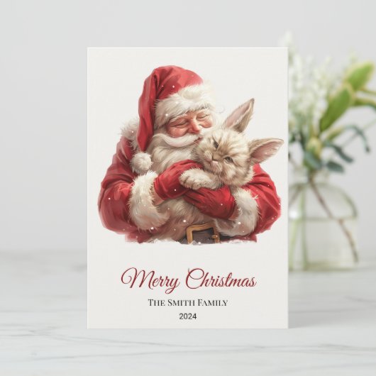 Cabbit Santa Claus Weihnachten (Stehend Vorderseite)