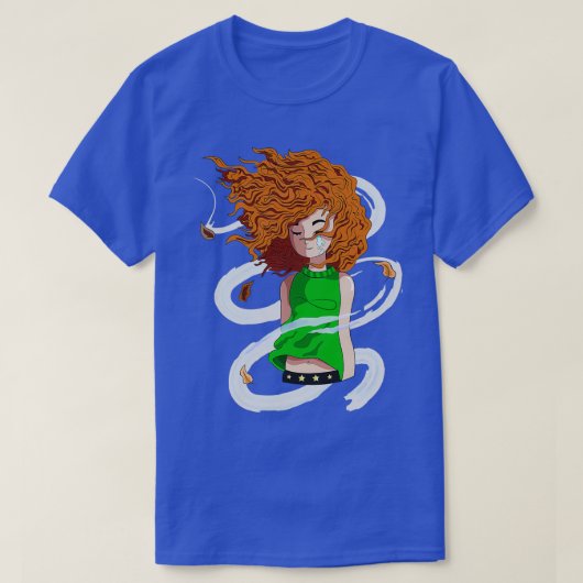 Cabelos ao vento T-Shirt (Design vorne)