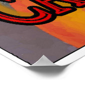 Cabernet Magd, Wein Poster (Ecke)