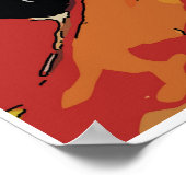 Cabernet Magd, Wein Poster (Ecke)
