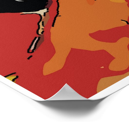 Cabernet Maid, Wine Poster (Ecke)