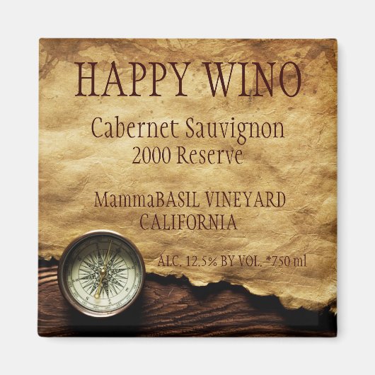 Cabernet Sauvignon Magnet! Magnet (Vorne)