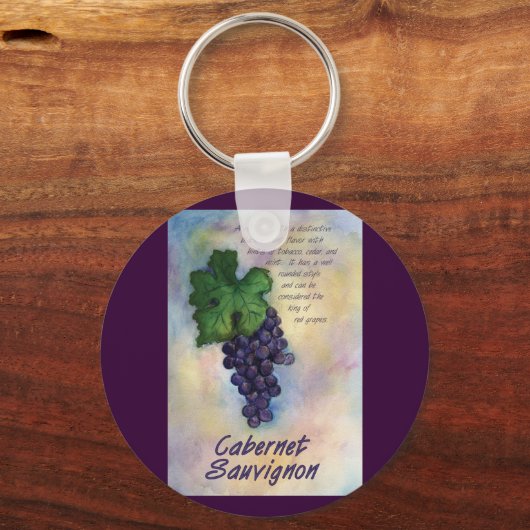 Cabernet Sauvignon Schlüsselanhänger (Vorderseite)