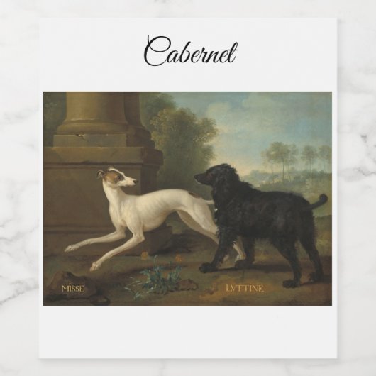 Cabernet Wine Bottle Labels Weinetikett (Einzelnes Label)