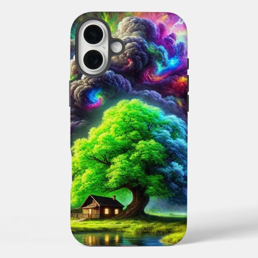 Cabin Art Phone Case (Rückseite)
