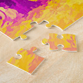 Cabin at Allegany Staat Park NY Abstrakt Puzzle (Seite)