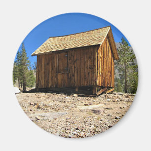 Cabin at Bennettville, Tioga Pass, CA Magnet