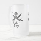 Cabin Boy Glass Stein Mattglas Bierglas (Vorderseite Links)