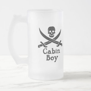 Cabin Boy Glass Stein Mattglas Bierglas