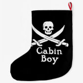 Cabin Boy Großer Weihnachtsstrumpf (Rückseite)