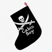 Cabin Boy Großer Weihnachtsstrumpf (Rückseite (Hängend))