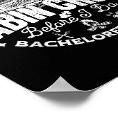 Cabin Crew Before I Do Bachelorette Party Camp Bac Poster (Ecke)