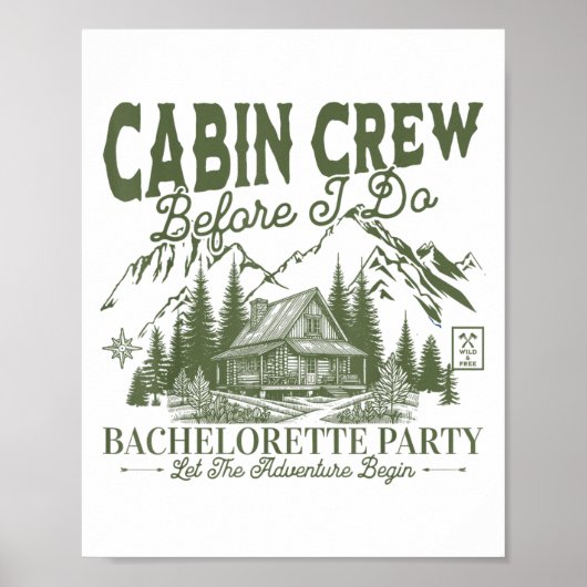 Cabin Crew Before I Do Camp Bach Bachelorette Part Poster (Vorne)