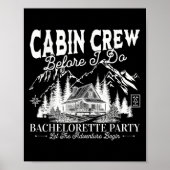 Cabin Crew Before I Do Camp Bach Bachelorette Part Poster (Vorne)