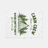 Cabin Crew Bevor ich Camp Bach Junggesellinnenabsc Fleecedecke (Vorderseite (Horizontal))