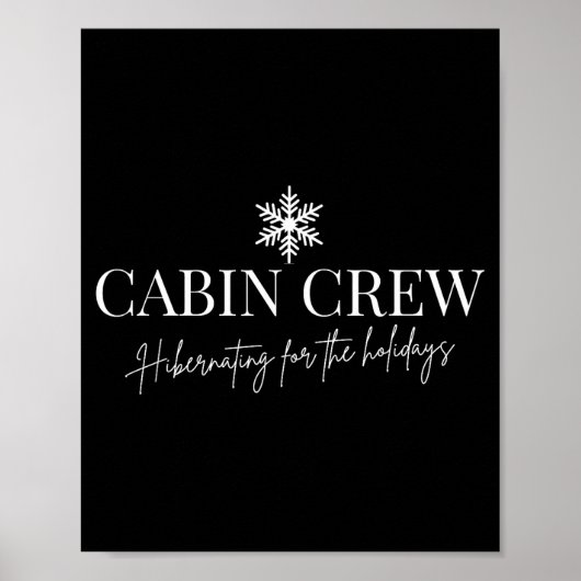 Cabin Crew Christmas Pjs Family Christmas Pajamas Poster (Vorne)