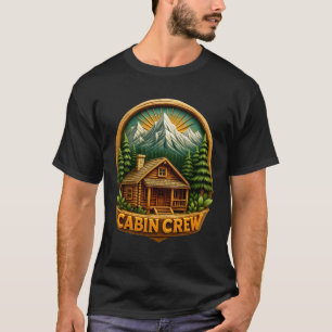Cabin Crew Familienurlaub Outdoor Natur Ästhetik T-Shirt